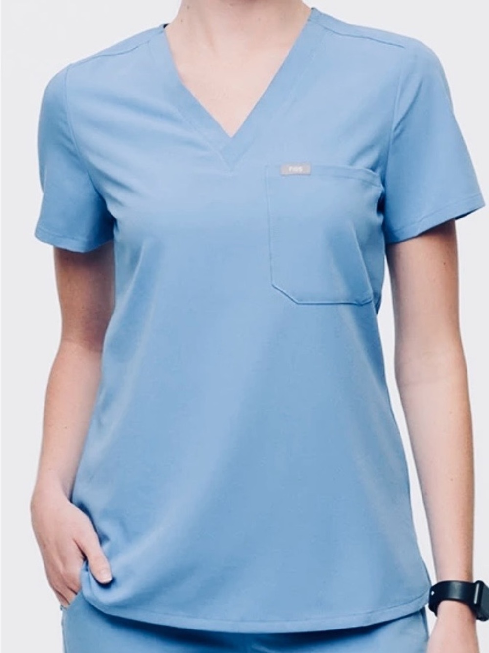 Figs NWT Vapor Blue Catarina Scrub Top S PO 2318